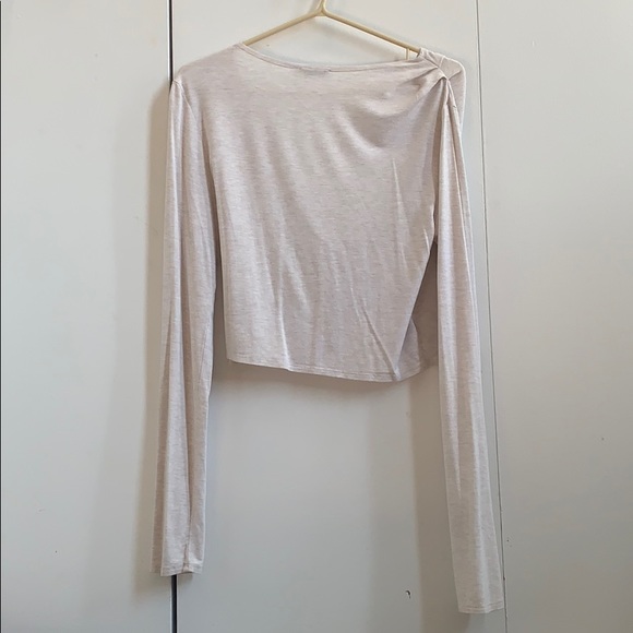 **Sale Item!!** Talula Long Sleeve Crop Top - Picture 2 of 3